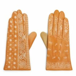 KAPITAL LEATHER BANDANA GLOVES