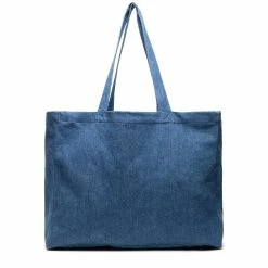 A.P.C. DIANE SHOPPING TOTE BAG -WACKO MARIA SALES A.P.C.SHOPPINGDIANEWASHEDINDIGOOSCOFBW M61443 3