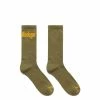 Bodega LOGO SOCK -WACKO MARIA SALES BODEGALOGOSOCKGREENOSBDGA AW22 301 00031 1