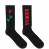 BODEGA ROSE SOCK -WACKO MARIA SALES BODEGAROSESOCKBLACKOS 1