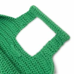 Bode CROCHET TOTE -WACKO MARIA SALES BodeCROCHETTOTEGREENOSMRAC000009 3