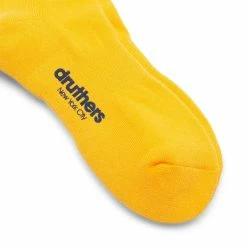 Bodega X Druthers SERIF EVERYDAY SOCK 9 Bodega X Druthers SERIF EVERYDAY SOCK -WACKO MARIA SALES BodegaXDRUTHERSERIFEVERYDAYSOCKYELLOWOSBDGA DR21 303 0004 4
