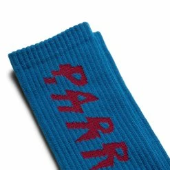 By Parra SHOCKER LOGO CREW SOCKS -WACKO MARIA SALES ByParraSHOCKERLOGOCREWSOCKSGREEKBLUEOS49250 3