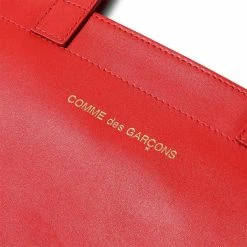 Comme Des Garçons Wallet HUGE LOGO -WACKO MARIA SALES COMME DES GARCONS WALLETS HUGE LOGO RED OS SA9001HL 03