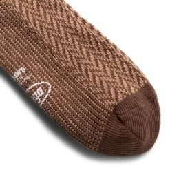 Bodega HERRINGBONE SOCK -WACKO MARIA SALES DruthersBODEGAHERRINGBONESOCKBROWNOSBDGA DR22 303 0002 4