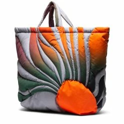 ERL SUNSET PUFFER BAG -WACKO MARIA SALES ERLSUNSETPUFFERBAGWOVENBLACKOSERL05K004 2