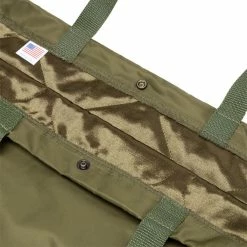 Engineered Garments CARRY ALL TOTE -WACKO MARIA SALES EngineeredGarmentsCARRYALLTOTEOLIVEO S21F1H015 CT064 4