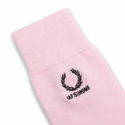 Fred Perry X RAF EMBROIDERED SOCKS -WACKO MARIA SALES FREDPERRYXRAFEMBROIDEREDSOCKSLIGHTPINK9 11SC9062 3