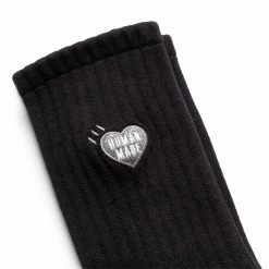 Human Made PILE SOCKS -WACKO MARIA SALES HUMANMADEPILESOCKSBLACKMHM24GD002 3