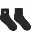 Human Made SHORT PILE SOCKS -WACKO MARIA SALES HUMANMADESHORTPILESOCKSBLACKMHM24GD003 1