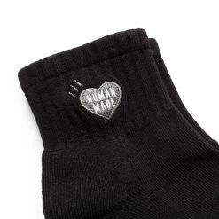 Human Made SHORT PILE SOCKS -WACKO MARIA SALES HUMANMADESHORTPILESOCKSBLACKMHM24GD003 3