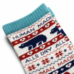 Human Made LOW GAUGE PATTERN SOCKS 8 Human Made LOW GAUGE PATTERN SOCKS -WACKO MARIA SALES HumanMadeLOWGAUGEPATTERNSOCKSREDMHM24GD008 3