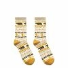 Human Made LOW GAUGE PATTERN SOCKS -WACKO MARIA SALES HumanMadeLOWGAUGEPATTERNSOCKSYELLOWMHM24GD008 1