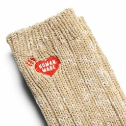 Human Made LOW GAUGE RIB SOCKS -WACKO MARIA SALES HumanMadeLOWGAUGERIBSOCKSBEIGEMHM24GD009 3