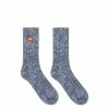 Human Made LOW GAUGE RIB SOCKS -WACKO MARIA SALES HumanMadeLOWGAUGERIBSOCKSBLUEMHM24GD009 1