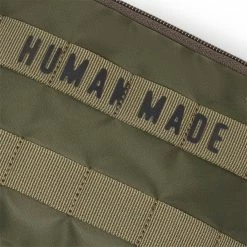 Human Made MILITARY POUCH #1 -WACKO MARIA SALES HumanMadeMILITARYPOUCH 1OLIVEDRABOSHM25GD024 5