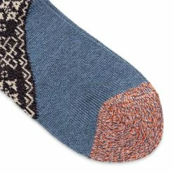 KAPITAL 96 YARNS WOOL HEEL BANDANA SOCKS -WACKO MARIA SALES KAPITAL96YARNSWOOLHEELBANDANASOCKSBLACKOSEK 1265 4