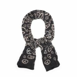 KAPITAL FULLING WOOL HAPPY SCARF PEACE