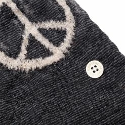 KAPITAL FULLING WOOL HAPPY SCARF PEACE -WACKO MARIA SALES KAPITALFULLINGWOOLHAPPYSCARFPEACEBLACKOSK2109XG512 6