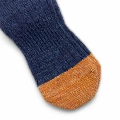 KAPITAL 60YARNS GRANDRELLE IVY SMILIE HEEL-HOLD SOCKS -WACKO MARIA SALES Kapital60YARNSGRANDRELLEIVYSMILIEHEEL HOLDSOCKSNAVYOSEK 977 4