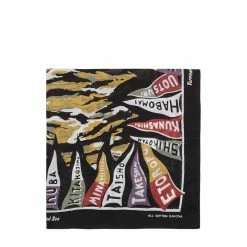 KAPITAL COLOR BANDANA (FLAG & TERRITORY) -WACKO MARIA SALES KapitalCOLORBANDANA FLAG TERRITORY BLACKOSEK 1080 3