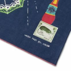 KAPITAL FASTCOLOR SELVEDGE BANDANA 8 KAPITAL FASTCOLOR SELVEDGE BANDANA -WACKO MARIA SALES KapitalFASTCOLORSELVEDGEBANDANA GYPSIES HORSESINTHERAIN NAVYOSK2203XG517 3
