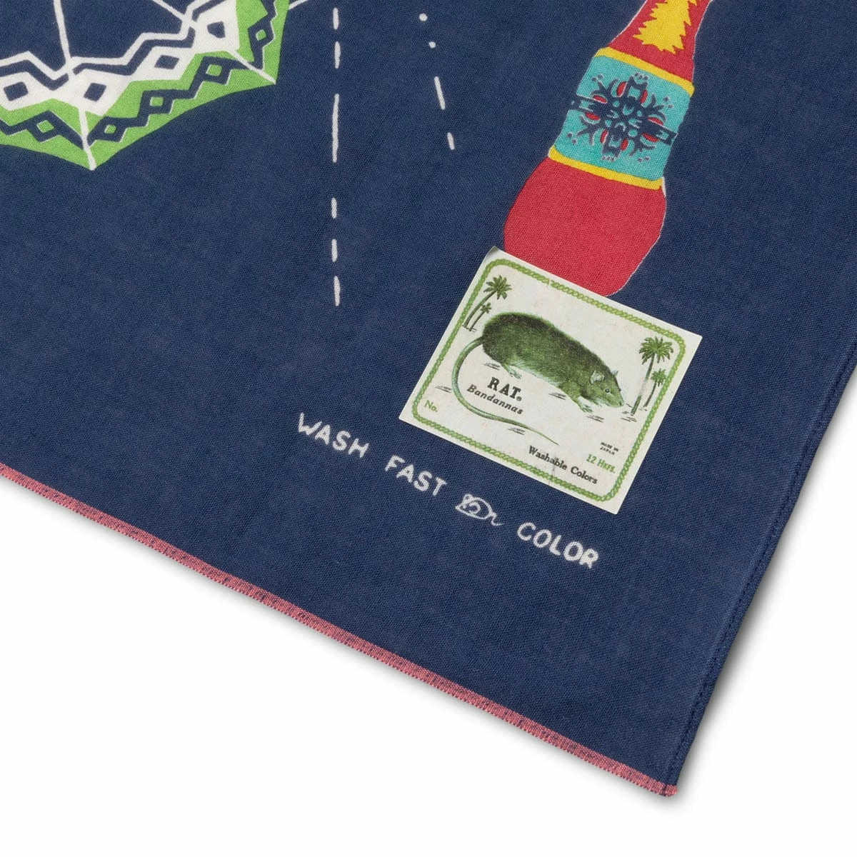 KAPITAL FASTCOLOR SELVEDGE BANDANA 5 KAPITAL FASTCOLOR SELVEDGE BANDANA - Image 3