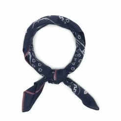 KAPITAL FASTCOLOR SELVEDGE BANDANA (MIRRORED FUJI SMILE)