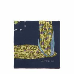 KAPITAL FASTCOLOR SELVEDGE BANDANA -WACKO MARIA SALES KapitalFASTCOLORSELVEDGEBANDANA NAVAJOCORN NAVYOSK2103XG530 3