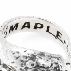 Maple BIG CAT RING 13 Maple BIG CAT RING -WACKO MARIA SALES MapleBIGCATRINGSILVER925ONYXUS8MPLAW1902 6