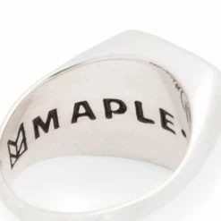 Maple FLORAL SIGNET -WACKO MARIA SALES MapleFLORALSIGNETSILVERENAMEL7MPLCO FLRL SIGNT 5