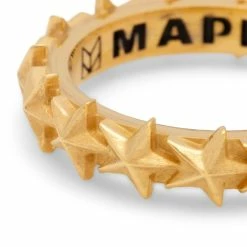 Maple STAR RING -WACKO MARIA SALES MapleSTARRING14KGOLDPLATED7MPLCO STAR RING 3