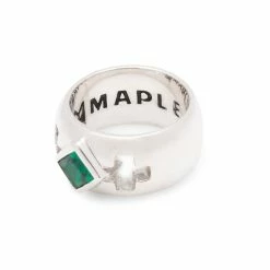 Maple WEDNESDAY RING -WACKO MARIA SALES MapleWEDNESDAYRINGSILVER925EMERALD7MPLCO WEDS RING 5