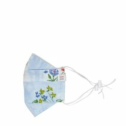 Marketplace ETAKO ETAKO GOLDENROD + INDIGO OVERDYE VINTAGE FLORAL PATCHWORK FACE MASK -WACKO MARIA SALES MarketplaceGOLDENRODXINDIGOOVERDYEVINTAGEFLORALPATCHWORKINDIGOO SKO12 5