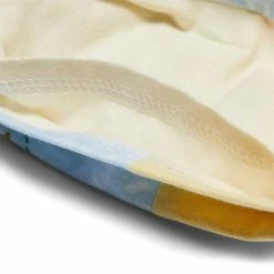 Marketplace ETAKO ETAKO GOLDENROD + INDIGO OVERDYE VINTAGE FLORAL PATCHWORK FACE MASK -WACKO MARIA SALES MarketplaceGOLDENRODXINDIGOOVERDYEVINTAGEFLORALPATCHWORKINDIGOO SKO12 9