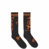 Perks And Mini LOGO LONG SOCK 2 Perks And Mini LOGO LONG SOCK -WACKO MARIA SALES PerksandMiniLOGOLONGSOCKBLACKOS9972 1