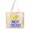 PRMTVO EARTH NOT DEAD CANVAS TOTE BAG