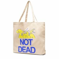 PRMTVO EARTH NOT DEAD CANVAS TOTE BAG -WACKO MARIA SALES PrmtvoEARTHNOTDEADCANVASTOTEBAGNATURALOSPRMTVO SS22 017 2