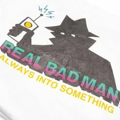 Real Bad Man A.I.S. TOTE BAG -WACKO MARIA SALES RealBadManA.I.S.TOTEWHITEOSRBM6106 4