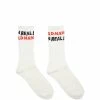 Real Bad Man REAL BAD STRIPED SOCKS -WACKO MARIA SALES RealBadManREALBADSPELLOUTSOCKSREDBLACKOSRBM6109 1