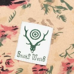 South2 West8 BOOK BAG - FLANNEL PT. -WACKO MARIA SALES South2West8BOOKBAG FLANNELPT.BOTANICALBEIGEOSLQ633 3