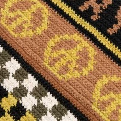 Story Mfg. STASH BAG -WACKO MARIA SALES Storymfg.STASHBAGPEACEPOWERBLACKOSSTSH PPB 4