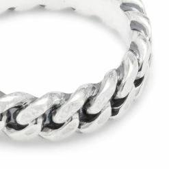 Tom Wood CHAIN RING SLIM SPINEL -WACKO MARIA SALES TomWoodCHAINRINGSLIMSPINEL925STERLINGSILVER58R465ABSP01S925 5