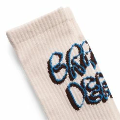Brain Dead BD STRINGY SOCKS -WACKO MARIA SALES braindeadBDSTRINGYSOCKSWHITEOSBDW22A16002765WH02 3