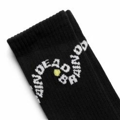 Brain Dead BD WAVES SOCK -WACKO MARIA SALES braindeadBDWAVESSOCKBLACKOSBDF22A16002764BK01 3