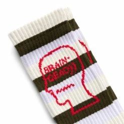 Brain Dead STRIPED LOGO HEAD SOCK 8 Brain Dead STRIPED LOGO HEAD SOCK -WACKO MARIA SALES braindeadSTRIPEDLOGOHEADSOCKCEMENTOSBDW22A16002766GY04 3
