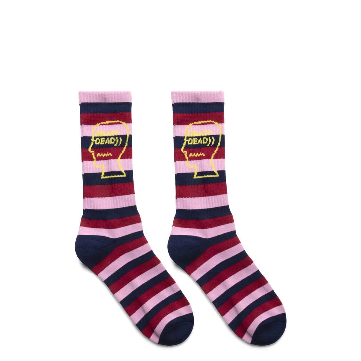 Brain Dead STRIPED LOGO HEAD SOCK 3 Brain Dead STRIPED LOGO HEAD SOCK