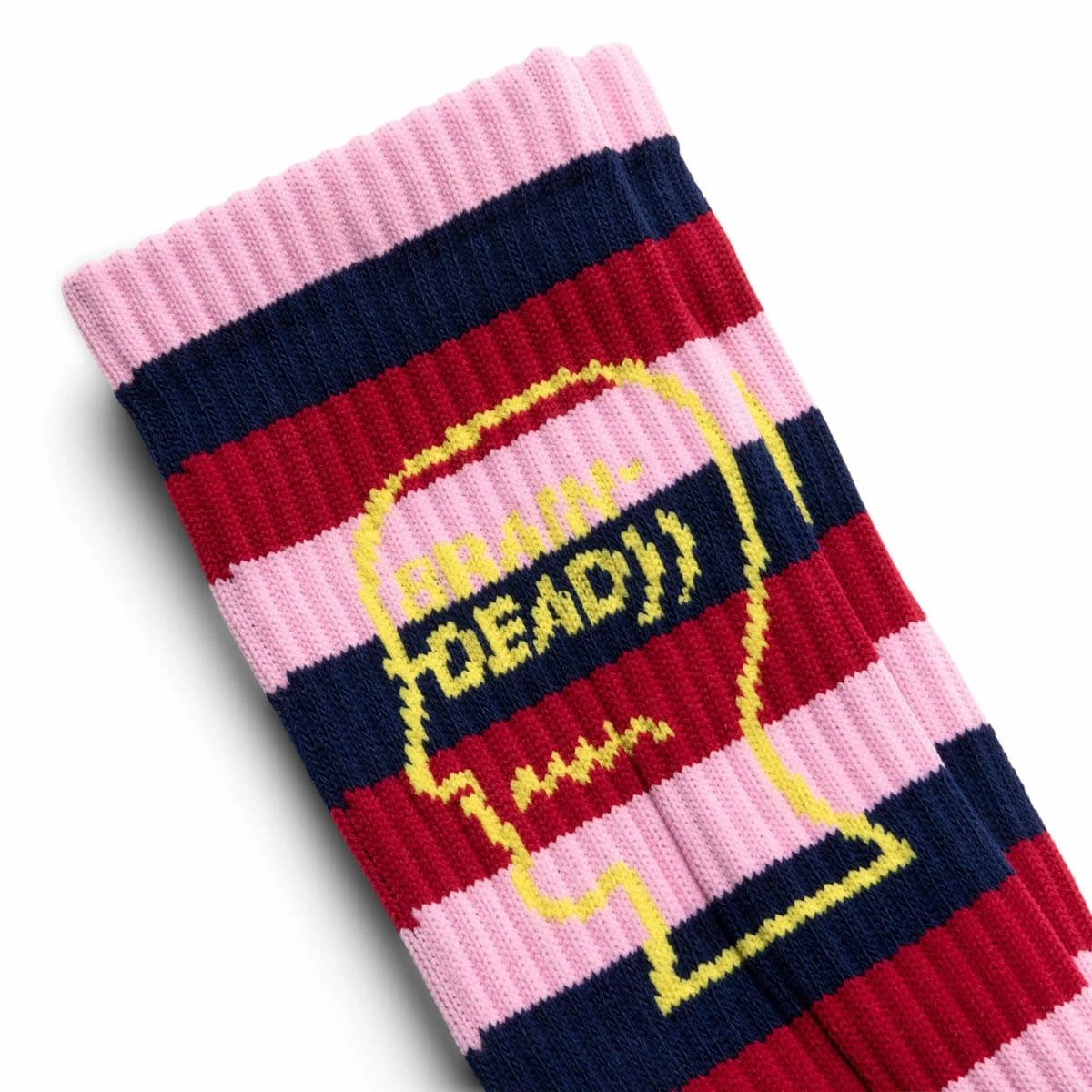 Brain Dead STRIPED LOGO HEAD SOCK 5 Brain Dead STRIPED LOGO HEAD SOCK - Image 3