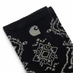 Carhartt WIP VERSE SOCKS -WACKO MARIA SALES carharttwipVERSESOCKSVERSEJACQUARDBLACKOSI030636 10Q XX 3