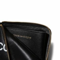 Comme Des Garçons Wallet HUGE LOGO -WACKO MARIA SALES comme des garcons wallets HUGE LOGO BLACK OS SA3100HL 04